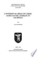 L'interdit du boeuf en Chine