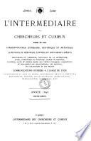 L'Intermédiaire des chercheurs & curieux