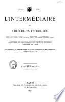 L'Intermédiaire des chercheurs & curieux
