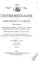 L'Intermédiaire des chercheurs et curieux