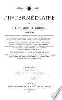 L'intermédiaire des chercheurs et curieux