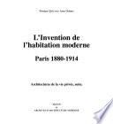 L'invention de l'habitation moderne