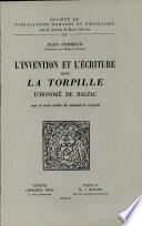 L'invention et l'écriture dans La Torpille d'Honoré de Balzac