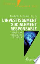 L'investissement socialement responsable