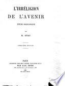 L'irréligion de l'avenir