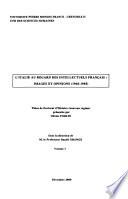 L'Italie au regard des intellectuels français
