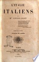 L'Italie des italiens par Louise Colet