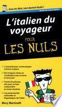 L'Italien du voyageur Guide de conversation pour les Nuls