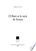 L'objet et le récit de fiction