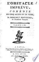 L'obstacle imprévu
