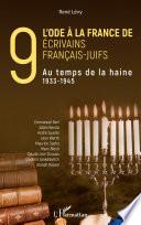 L'ode à la France de neuf écrivains français-juifs
