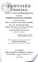L'Odyssée d'Homère, 1