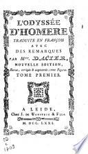 L'Odyssee d'Homère. 1. [Livres I-VIII]