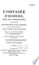 L'Odyssée d'Homère, avec des remarques