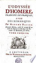 L'Odyssée d'Homere
