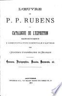 L'oeuvre de P.P. Rubens