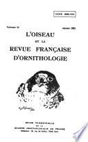 L'Oiseau et la revue française d'ornithologie