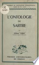 L'ontologie de Sartre
