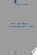 L'oracle de Nathan et l'unité du livre d'Isaïe