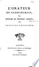L'orateur du genre-humain