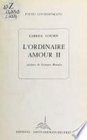 L'ordinaire amour