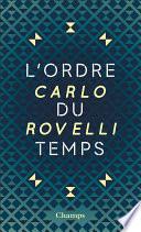L'ordre du temps