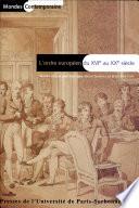 L'ordre européen du XVIe au XXe siècle