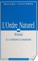 L'ordre naturel