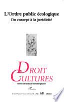 L'Ordre public écologique