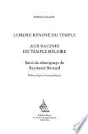 L'Ordre rénové du temple