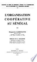 L'organisation coopérative au Sénégal
