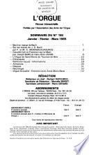 L'Orgue