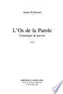 L'os de la parole