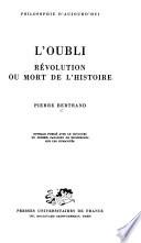 L'oubli