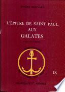 L'pitre de Saint Paul Aux Galates
