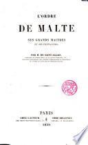 L ́ Ordre de Malte