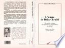 L'œuvre de Driss Chraïbi