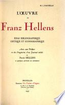 L'œuvre de Franz Hellens