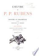 L'œuvre de P. P. Rubens