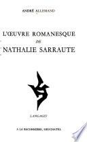 L'œuvre romanesque de Nathalie Sarraute