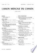 L'Union medicale du Canada