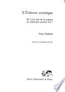L'univers erratique