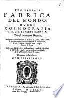 L' universale fabrica del mondo
