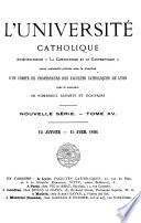 L'Université catholique ...