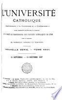 L'Université catholique ...