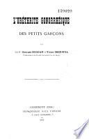 L' uréthrite gonorrhéique des petits garçons