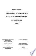 La balance des paiements et la position extérieure de la France