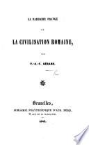 La barbarie franke et la civilisation romaine