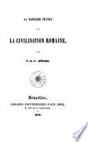 La barbarie franke et la civilisation romaine