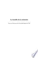 La bataille de la mémoire